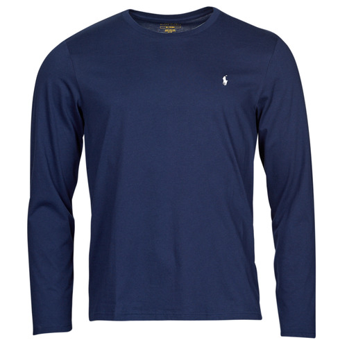 Vêtements Homme polo ralph lauren hi tech colour block sweatshirt item Polo Ralph Lauren LS CREW Marine