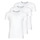 Vêtements Homme T-shirts manches courtes Polo Ralph Lauren CREW NECK X3 Blanc / Blanc / Blanc
