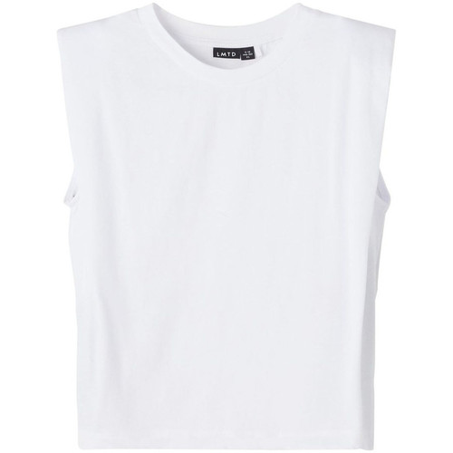 Vêtements Fille T-shirts & Polos Name it 13190827 Blanc