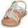 Chaussures Fille Sandales et Nu-pieds Kickers DIXON Vert / Rose