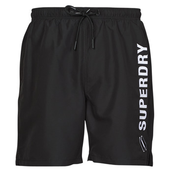Vêtements Homme Maillots / Shorts de bain Superdry CODE APPLQUE 19INCH SWIM SHORT Black