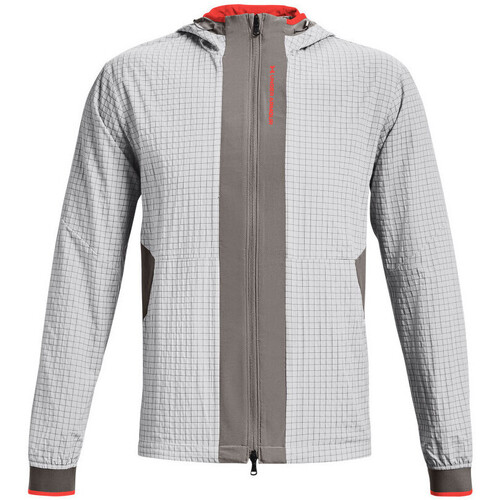Vêtements Homme Coupes vent Under ARMOUR charged RUSH LEGACY WINDBREAKER Gris