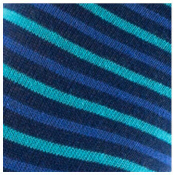Achile Mi-chaussettes en coton STRIPES Bleu