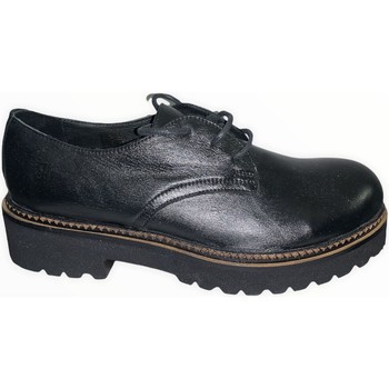Chaussures Femme Derbies Bueno Shoes WT0809 scarpe donna pelle casual nero Noir
