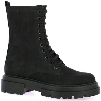 Chaussures Femme Boots special Pao Boots special cuir nubuck Noir