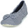 Chaussures Femme Chaussons Isotoner 97286 Bleu / Blanc