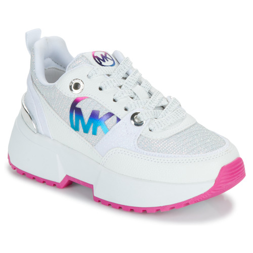Chaussures Fille Baskets basses MICHAEL Michael Kors COSMO SPORT Blanc / Multicolore