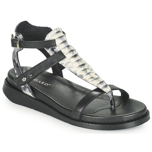 Chaussures Femme Bouts de canapé / guéridons Regard AZUR V3 CROTAL BIANCO Noir
