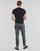 Vêtements Homme T-shirts manches courtes Polo Ralph Lauren T-SHIRT AJUSTE EN COTON Noir / Doré