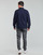 Vêtements Homme Blousons Polo Ralph Lauren SURCHEMISE FULL ZIP TEINTEE EN OXFORD LEGER Marine / RL Navy