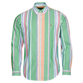 Vêtements Homme Chemises manches longues The Rug Republicn Z216SC31 Multicolore / Green Pink Multi