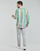 Vêtements Homme Chemises manches longues Polo Ralph Lauren CHEMISE COUPE DROITE RAYEE 80S EN OXFORD Multicolore / Green Pink Multi