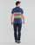 Vêtements Homme Polos manches courtes Polo Ralph Lauren POLO COUPE DROITE RAYE EN COTON BASIC MESH Multicolore