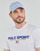 Vêtements Homme T-shirts manches courtes Polo Ralph Lauren T-SHIRT POLO SPORT AJUSTE EN COTON Blanc