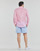 Vêtements Homme Chemises manches longues Polo Ralph Lauren CHEMISE COUPE DROITE EN LIN Rose / Carmel Pink