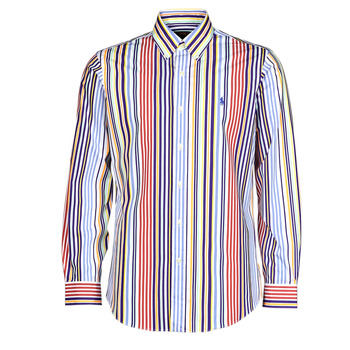 Vêtements Homme Chemises manches longues Polo Ralph Lauren CHEMISE COUPE DROITE EN POPELINE Multicolore