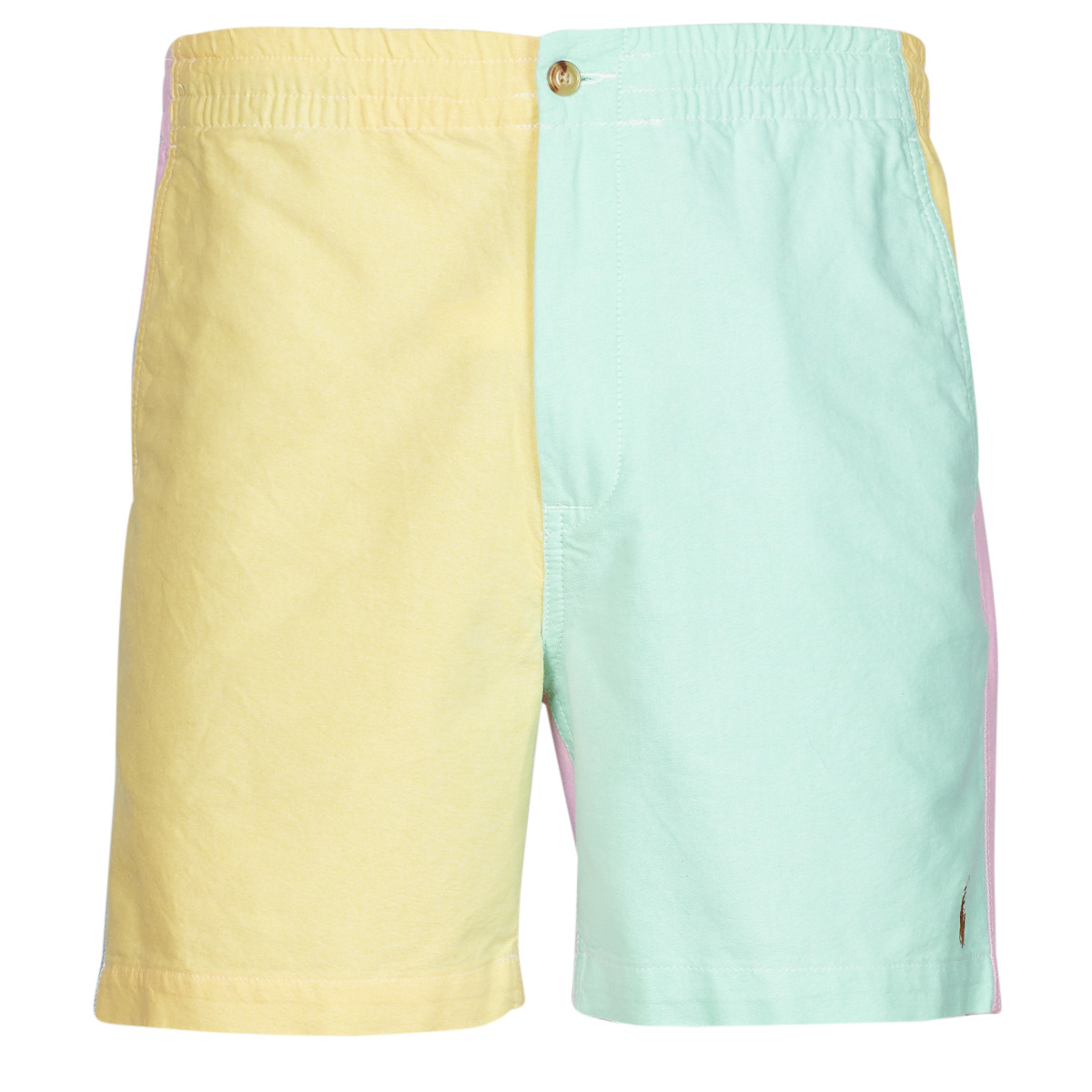 Vêtements Homme Shorts / Bermudas Fan Polo Ralph Lauren SHORT COLORBLOCK EN OXFORD LEGER Multicolore