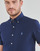Vêtements Homme Chemises manches courtes Polo Ralph Lauren CN Cropped Knit CHEMISE EN POPELINE UNIE Marine