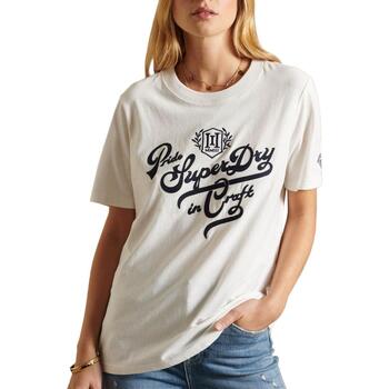 Vêtements Femme T-shirts & Polos Superdry  Beige