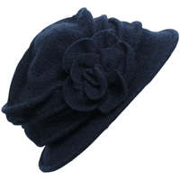 Accessoires textile Femme Chapeaux Chapeau-Tendance Chapeau cloche laine MARIELYN Bleu marine