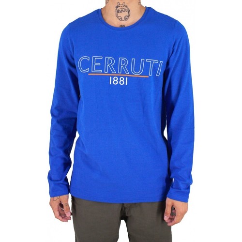 Cerruti 1881 Barentin Bleu - Vêtements T-shirts manches longues Homme 35,00  €