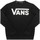 Vêtements Enfant Sweats Vans VN0A36MZ CLASSIC CREW-Y28 BLACK/WHITE Noir