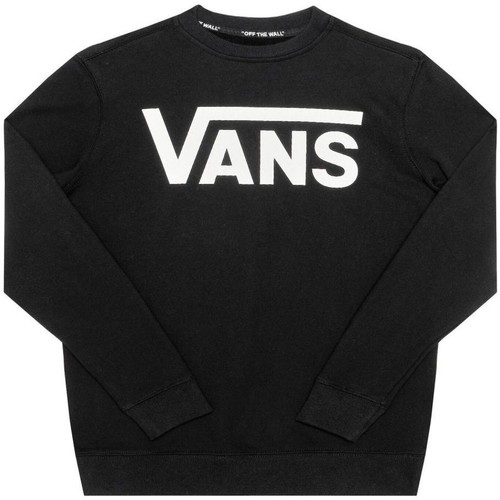 Vêtements Enfant Sweats Vans VN0A36MZ CLASSIC CREW-Y28 BLACK/WHITE Noir