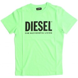 Vêtements Enfant T-shirts & Polos Diesel 00J4P6 00YI9 TJUSTLOGO-K506 Vert