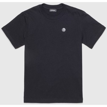 Vêtements Enfant T-shirts short-sleeved & Polos Diesel 00J4YE 00YI9 TFREDDY-K900 BLACK Noir