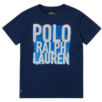 Vêtements Garçon T-shirts manches courtes Polo Ralph Lauren TITOUALO Marine