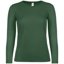 Vêtements Femme T-shirts manches longues B And C TW06T Vert bouteille