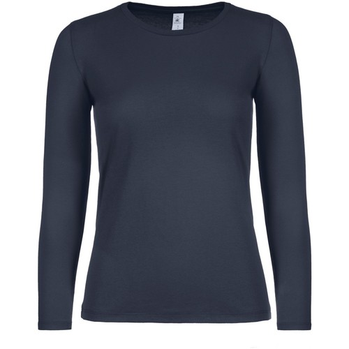 Vêtements Femme T-shirts manches longues Oreillers / Traversins TW06T Bleu