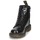 Chaussures Fille Boots Dr. Martens doc 1460 JR BLACK PATENT LAMPER Noir