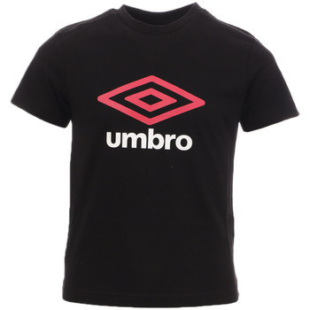 Vêtements Garçon T-shirts manches courtes Umbro 875460-40 Noir