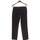Vêtements Femme Pantalons Sisley pantalon slim femme  38 - T2 - M Noir Noir