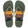 Chaussures Homme Tongs Havaianas BRASIL TECH Kaki / Orange