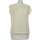 Vêtements Femme T-shirts & Polos Zara top manches courtes  38 - T2 - M Jaune Jaune