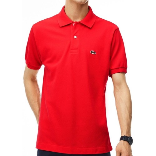 Vêtements Homme T-shirts manches courtes Lacoste L121200ZBG Rouge