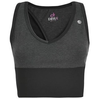 Vêtements Femme T-shirts manches courtes Deha Russell Athletic Baseliner T-shirt met logo op de borst in turquoise Noir