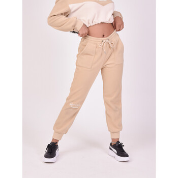 Vêtements Femme Pantalons de survêtement Tee Shirt 2310022 Jogging F214112 Beige