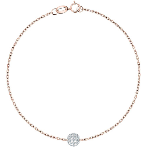 Montres & Bijoux Femme Bracelets Cleor Bracelet en argent 925/1000 et cristal Rose