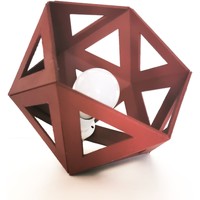 Maison & Déco Lampes à poser Leewalia Lampe de chevet Origami bordeaux Bordeaux
