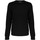 Vêtements Homme Pulls Les Hommes LJK402-660U | Round Neck Sweater with Pleats Noir