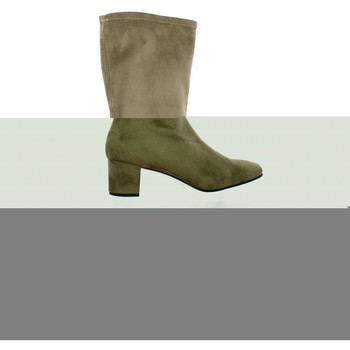 Pao Bottes stretch velours Beige