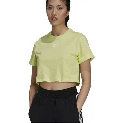 Vêtements Femme T-shirts manches courtes adidas Originals H37884 Jaune