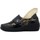 Chaussures Femme Mocassins Stile Di Vita Femme Chaussures, Sneaker, Cuir - 7256 Noir