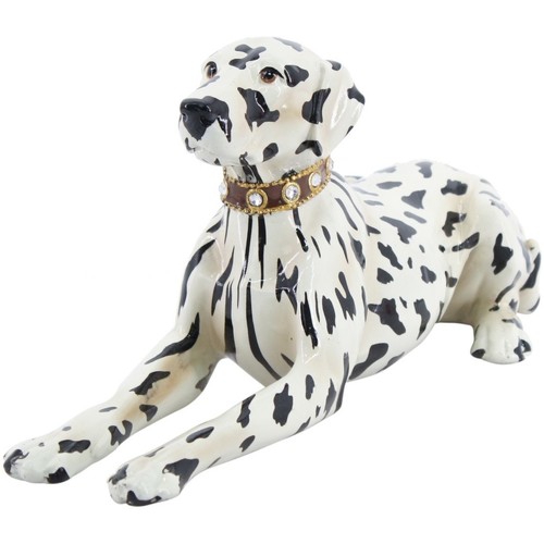 Maison & Déco Statuettes et figurines Signes Grimalt Figure Domalate Dog Blanc