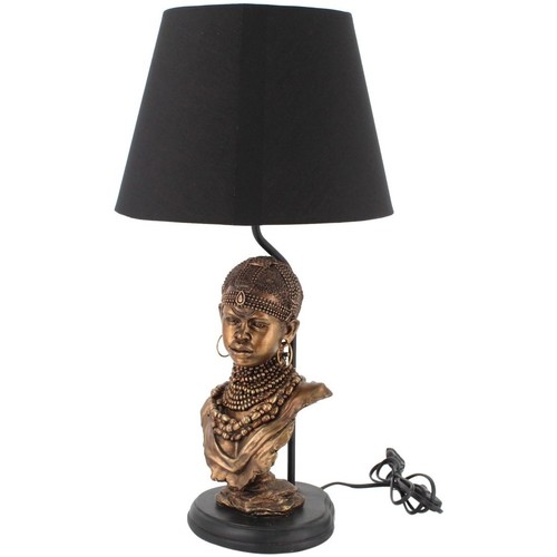 Maison & Déco La garantie du prix le plus bas Signes Grimalt Lampe Avec Silhouette Africaine Doré