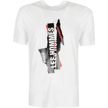 Vêtements Homme T-shirts manches courtes Les Hommes LJT224-710P | Logo Blanc
