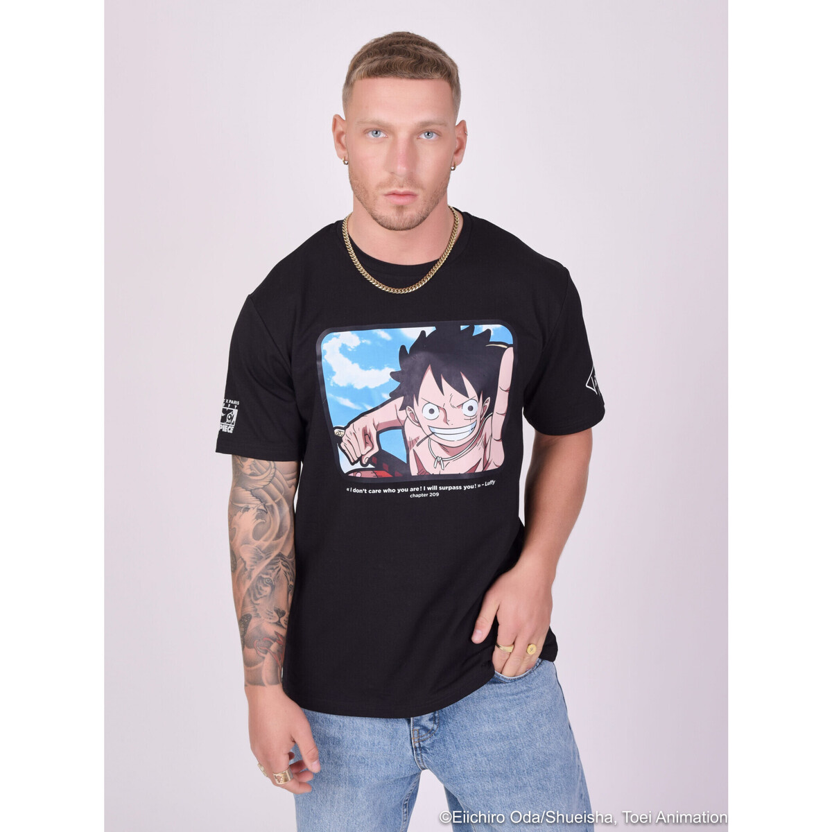 Vêtements Homme T-shirts & Polos TEEN floral-print logo-print track jackets Tee Shirt 2110184 Noir
